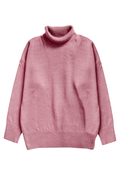 Pull rose isolé