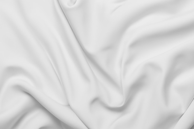 Photo pure elegance beauté intemporelle du tissu blanc uni