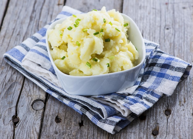 Purée de pommes de terre fraîchement préparée