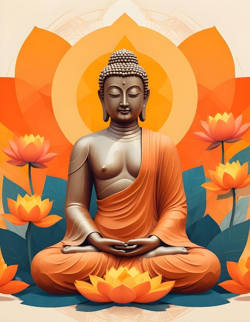 Photo purnima du bouddha