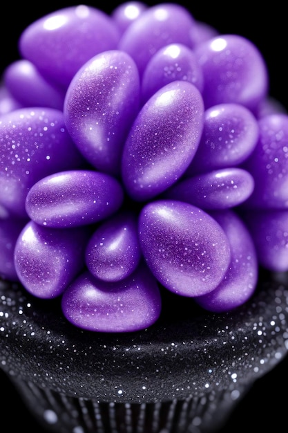 Purple Pearls Close up Macro Shot Photo Texture Fond d'écran