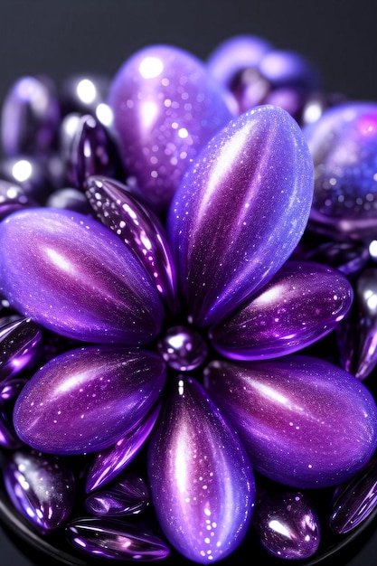 Purple Pearls Close up Macro Shot Photo Texture Fond d'écran