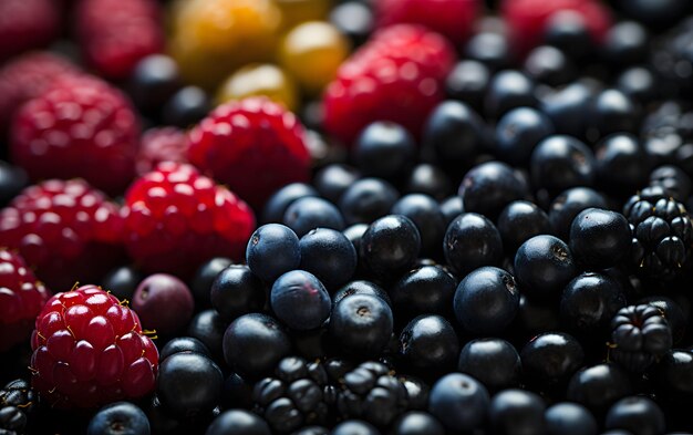 Puzzle de fruits Fond de nourriture colorée