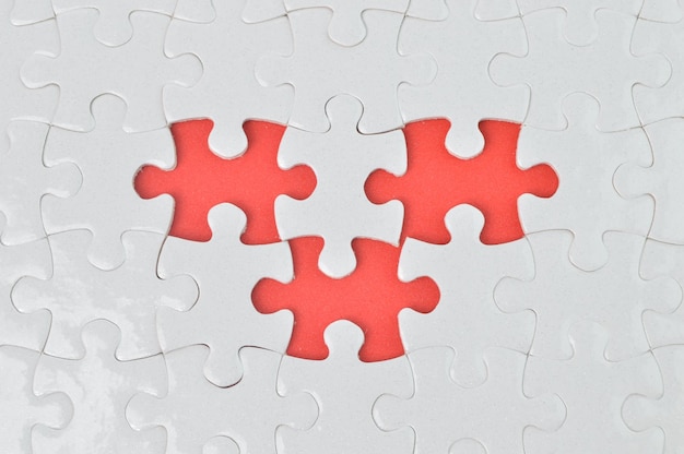 Puzzle manquant avec le mot PROBLEM SOLUTION et MEDIATOR