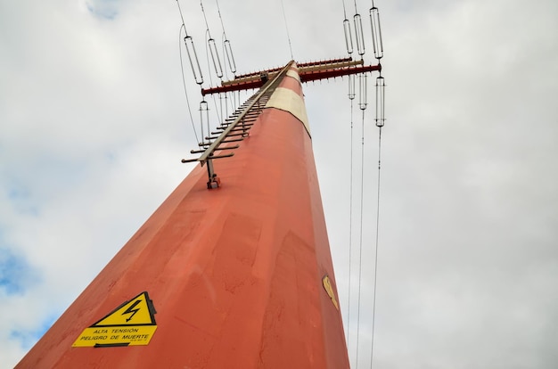 Pylône d&#39;énergie de tour de transmission électrique à haute tension