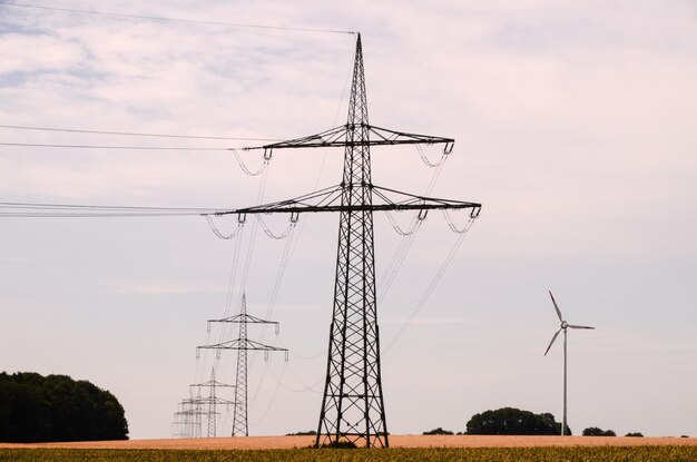 Pylône d&#39;énergie de tour de transmission électrique à haute tension