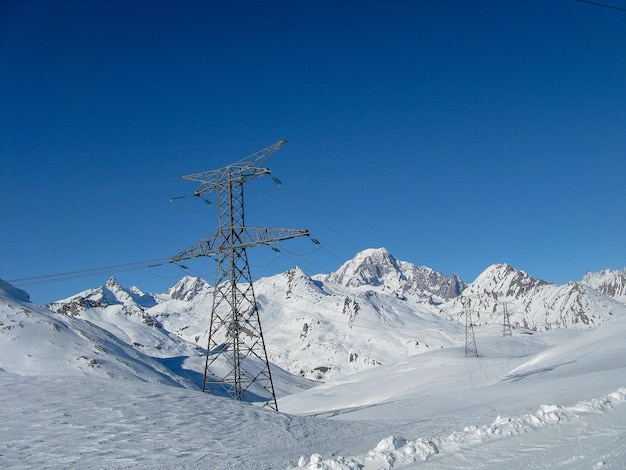 Pylône pour le transport de l'électricité