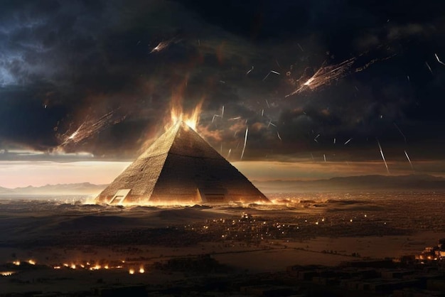 Les pyramides d'Egypte fonds d'écran