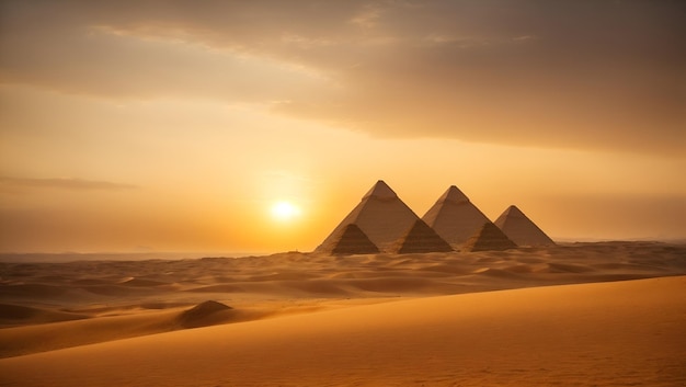 Photo les pyramides d'égypte