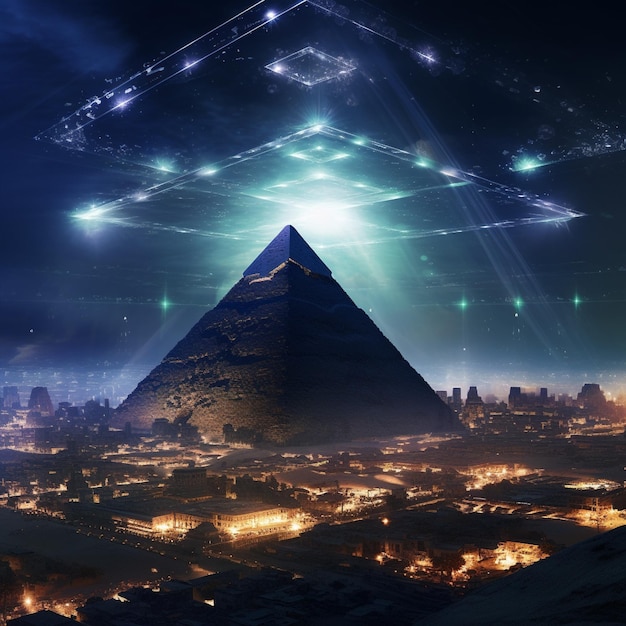 Pyramides futuristes