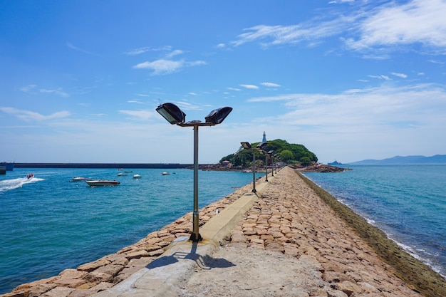 Qingdao beaux paysages côtiers