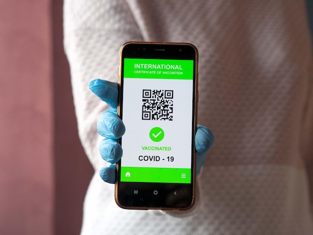 QR code international de vaccination