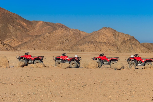 Quads VTT pour safaris dans le désert d'Arabie Egypte