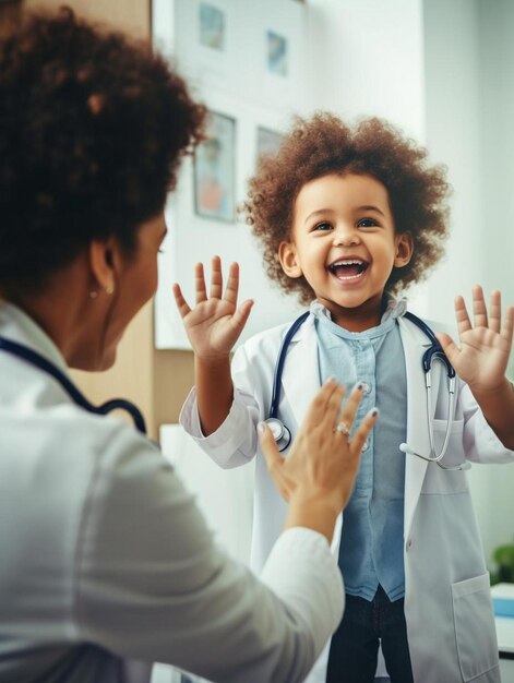 Photo quand aller chez le médecin est amusant