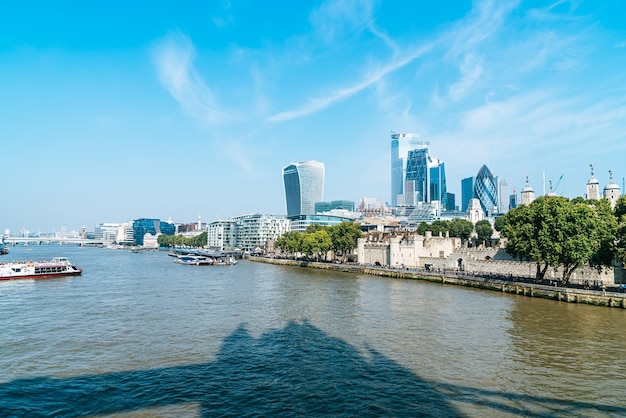 Quartier financier de la ville de Londres au Royaume-Uni