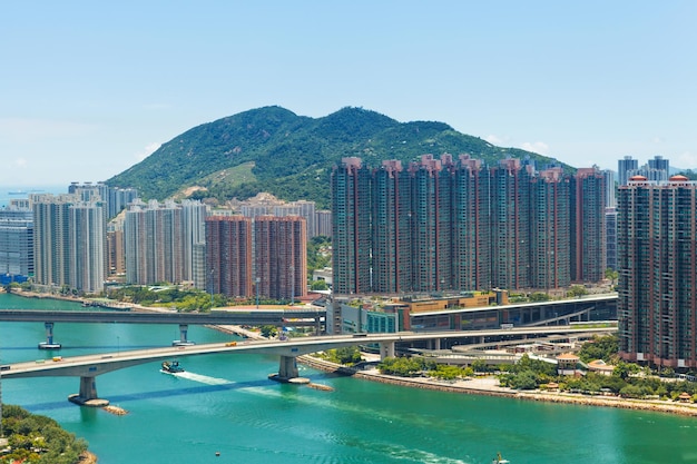 Quartier résidentiel à Hong Kong