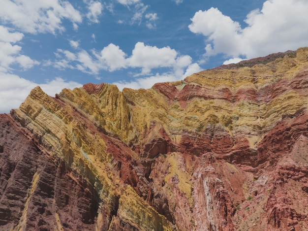 Photo quebrada de humahuaca jujuy dans le nord de l'argentine textures et surfaces déserts dans le monde