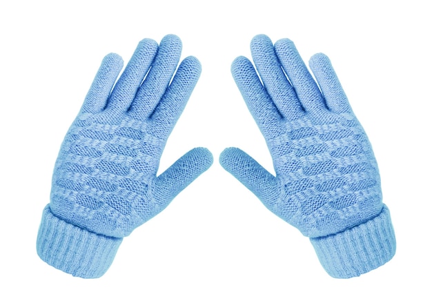 Quelqu'un portant une paire de gants chirurgicaux bleus