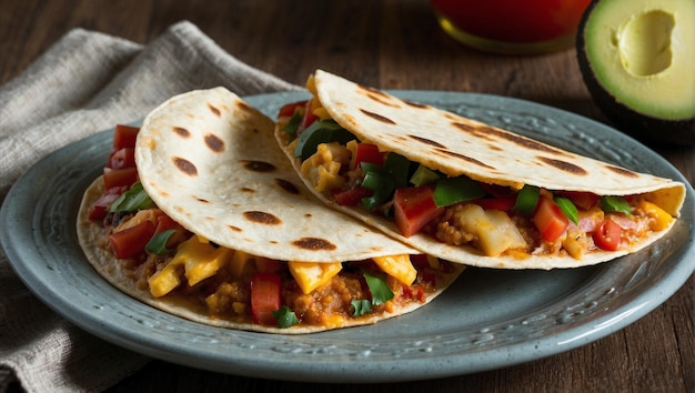 Quesadillas, nourriture mexicaine