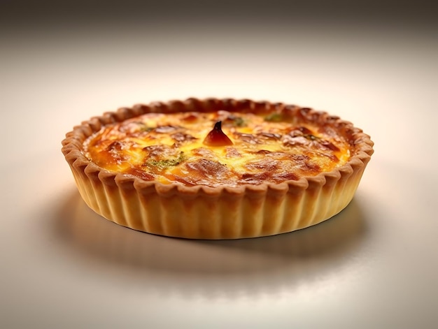 Quiche lorraine de près Ai génératif