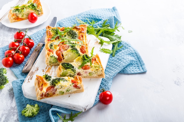 Quiche Maison Végétarienne