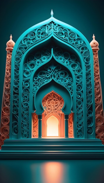 le quilling du mihrab islamique