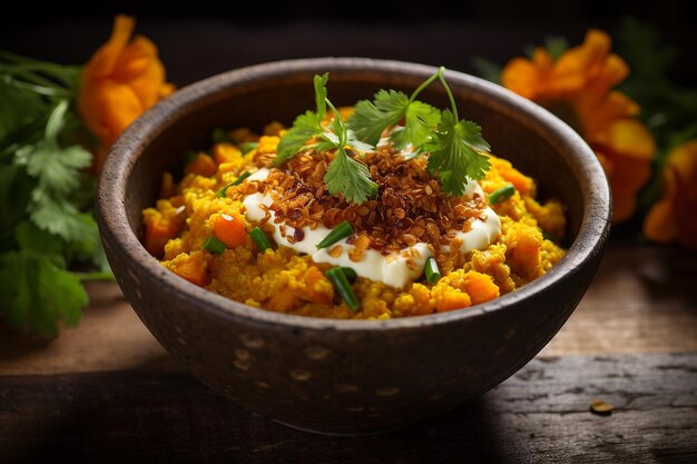 Quinoa avec infusion de curcuma