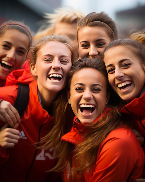 Équipe espagnole de football féminin photo stock