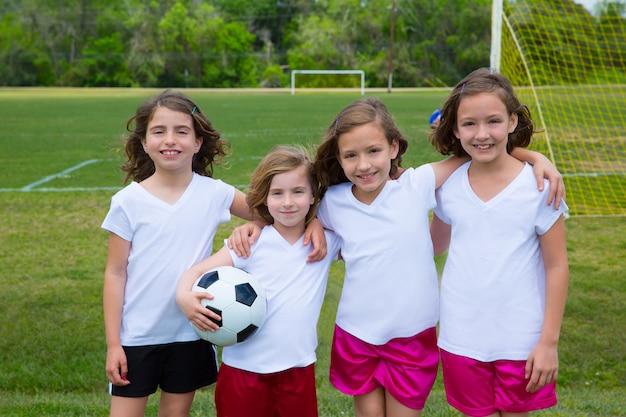 Équipe football filles football football à sport fileld