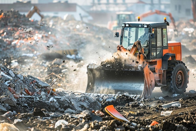 Équipement de compacteur durable en action Meilleure image de compacteur