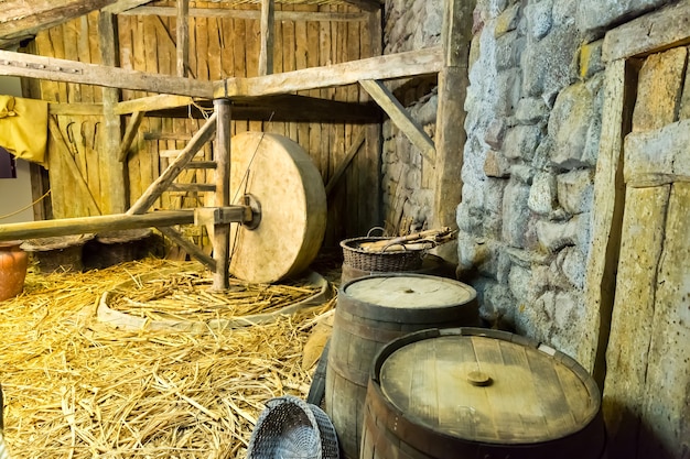 Équipement dans le hangar