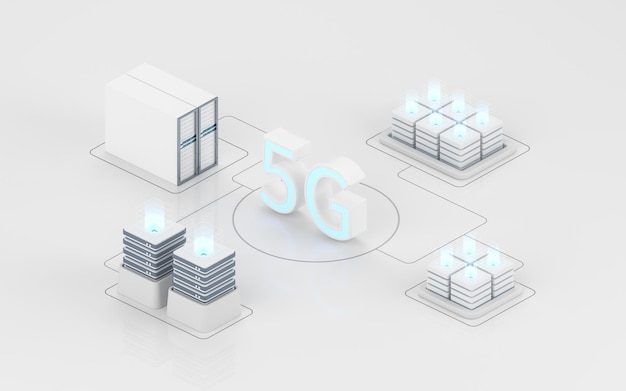 Équipement d'information et rendu 3d de la technologie de communication 5G