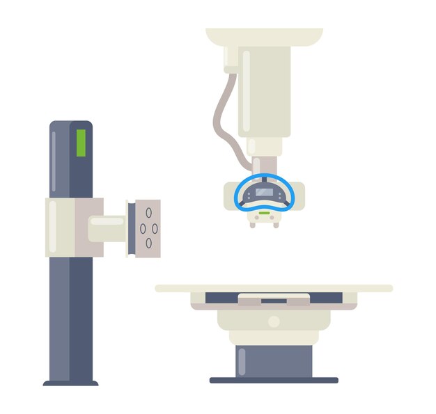 Équipement médical de l'hôpital Appareils médicaux Machine à rayons X équipement de salle de radiologie.