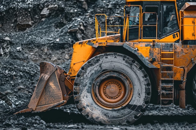 Équipement puissant pour les travaux de terrassement sur le chantier