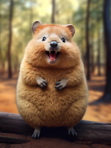 Quokka dodu de dessin animé