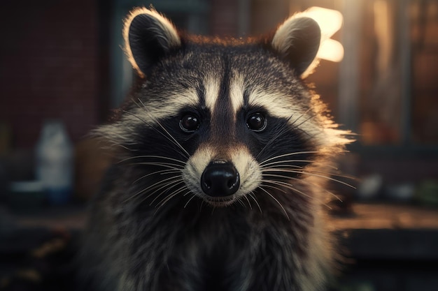 Raccoon fabuleuse IA générée