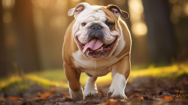 Race de bulldog en anglais