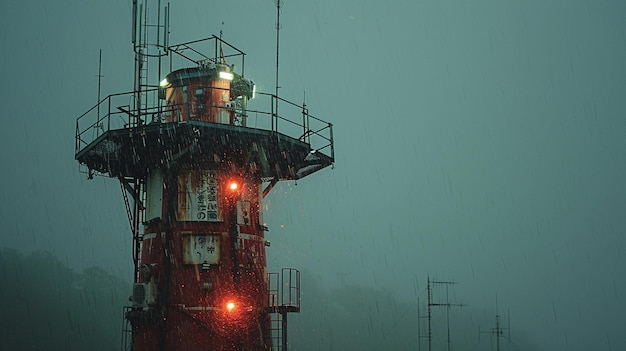 Le radar météorologique scanne le ciel