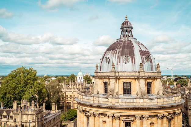 Radcliffe Camera et All Souls College de l'université d'Oxford. Oxford, Royaume-Uni