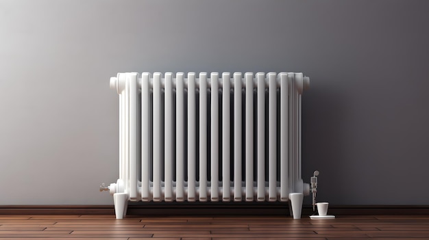 Radiateur de chauffage domestique dans la forme de la maison dans le salon