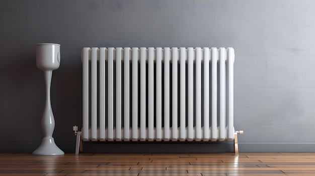 Radiateur de chauffage domestique dans la forme de la maison dans le salon