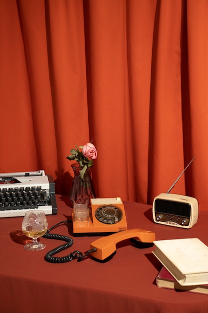 Radio vintage à la friperie