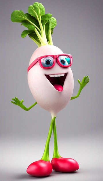 Les radis amusants où les légumes s'amusent L'humour des radis les légumes amusants