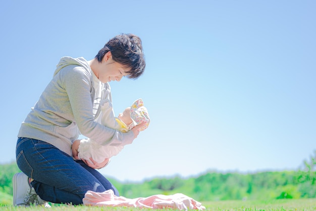 Rafraîchir la nature et les parents