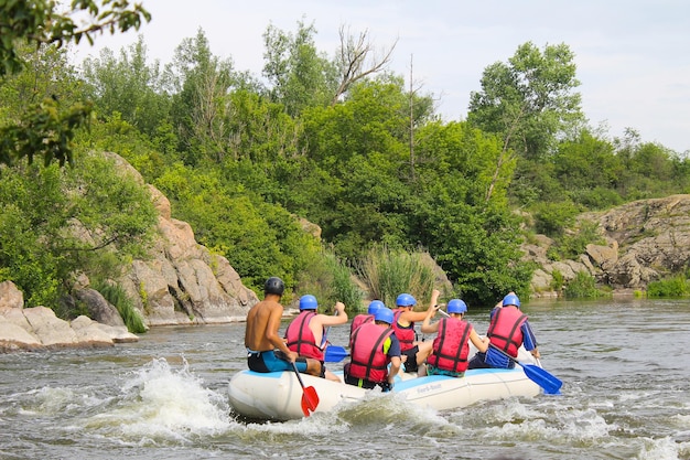 Rafting sur la rivière Bug du Sud