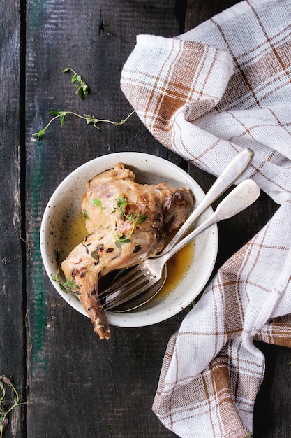 Ragoût de lapin aux légumes