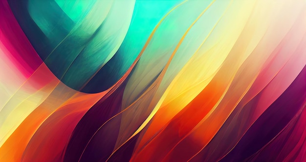 Rainbow Blend Background Layers Abstract Gradient background design formes colorées