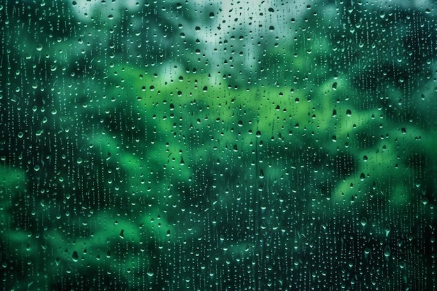 Rainy Glass Texture Ai générative