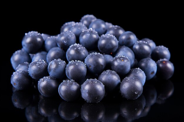 Raisins bleus frais