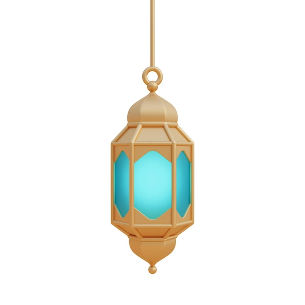 Ramadan Kareem ou Eid Al Adha mubarak Élément 3d décoré pour le rendu 3d du festival islamique musulman